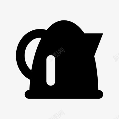 电水壶茶蒸汽图标图标