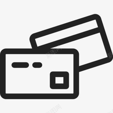 刷卡信用卡办公室网络图标图标