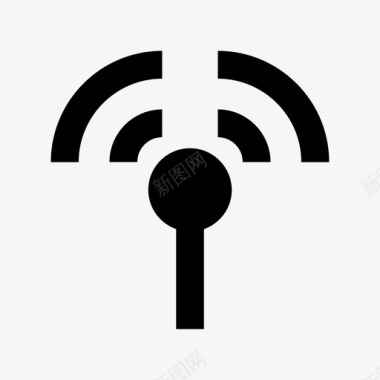 101塔wifi塔数据存储服务器和传输材料图标图标