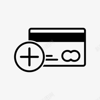 刷卡信用卡添加刷卡支付图标图标