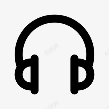 剪刀学习工具耳机音乐听力图标图标
