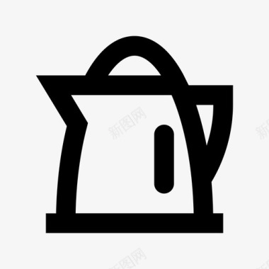 电水壶茶壶插头图标图标