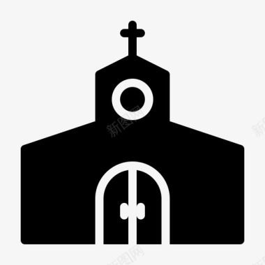 十字架标志教会十字架上帝图标图标
