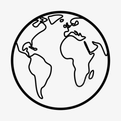 行星系地球银河系行星图标高清图片