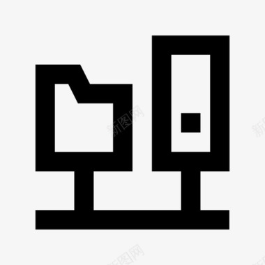 服务器服务器文件夹网络技术材料图标图标