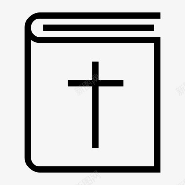 圣经书基督教图标图标