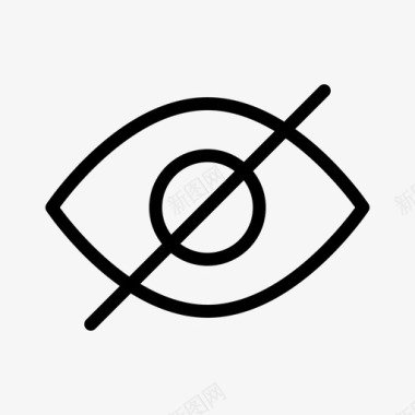 盲人读书眼睛看不见不可用图标图标