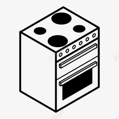 烤箱智能手机最新技术图标图标