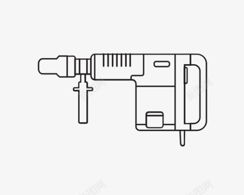 电锤电动工具图标图标