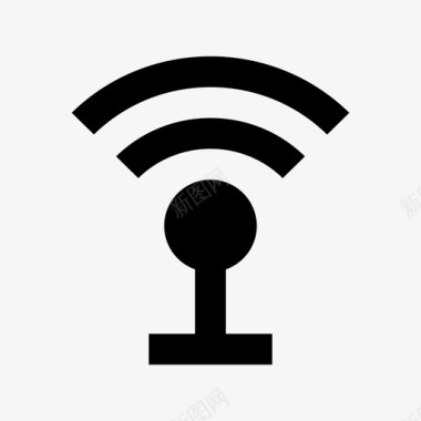 wifi塔科技材料图标图标