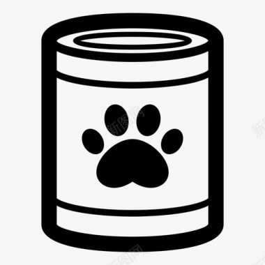 宠物食品宠物食品罐头猫图标图标