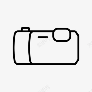 数码相机数码单反相机摄影师图标图标