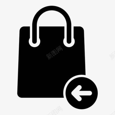 上一个购物袋1左箭头图标图标