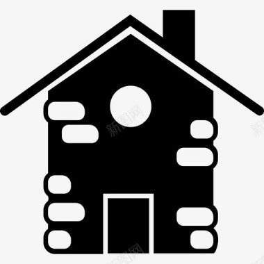 家里的建筑像鸟一样的房子建筑物房子的东西图标图标