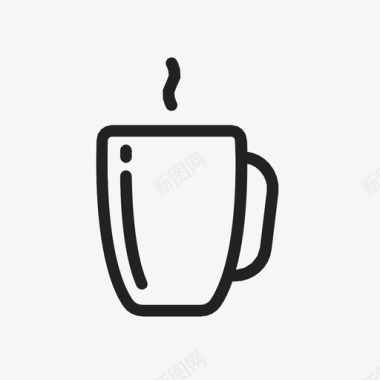 凉爽咖啡杯米纳斯好极了图标图标