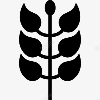 枝叶自然生态图标图标
