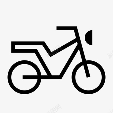 摩托车自行车哈雷图标图标