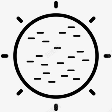 树木图标太阳自然公园图标图标