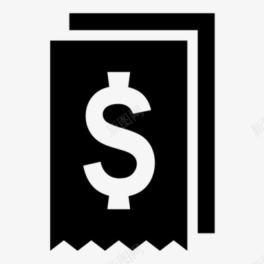 收据收据付款付款卷图标图标