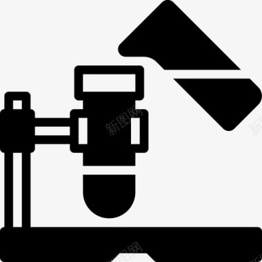 实验室烧瓶实验室样品试管科学家图标图标