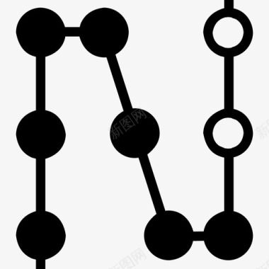 七色球路径成就图像图标图标