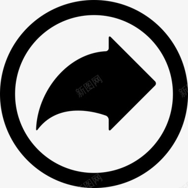 圆圈中的右箭头箭头商务套餐图标图标