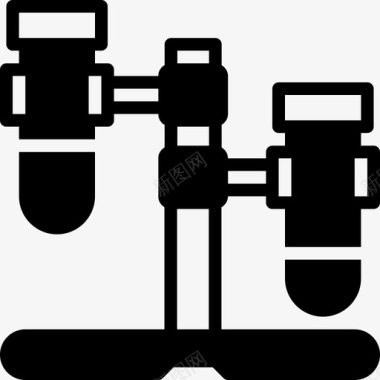 日常生活知识试管科学样品图标图标
