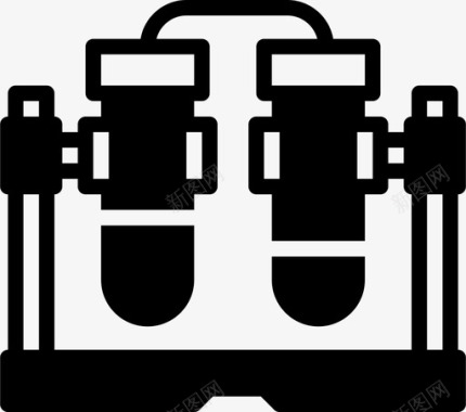 科学实验混合图标图标