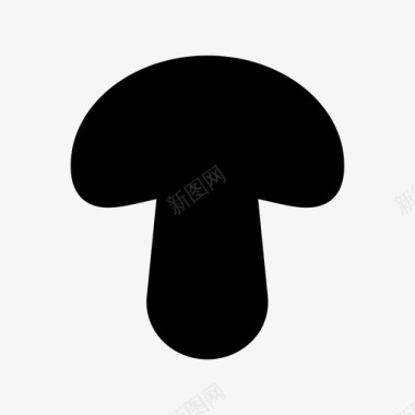 爆发蘑菇毒菌蚝菇图标图标