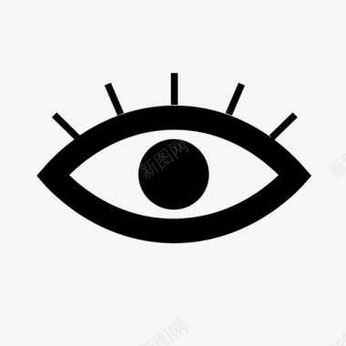 瞳孔隐形眼镜瞳孔视力图标图标