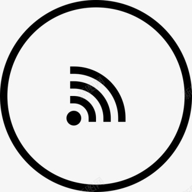 wifi用户需要圆形线路图标图标