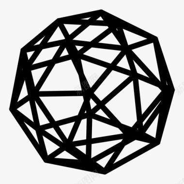 3d水果矢量图romocubejewel几何图形图标图标