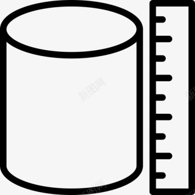 质量保障测量体积科学质量图标图标