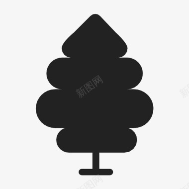 树乔木灌木图标图标