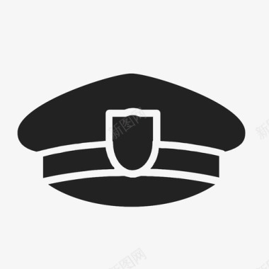 海军制服警察保安维和人员图标图标