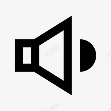 音乐复活扬声器听大声图标图标