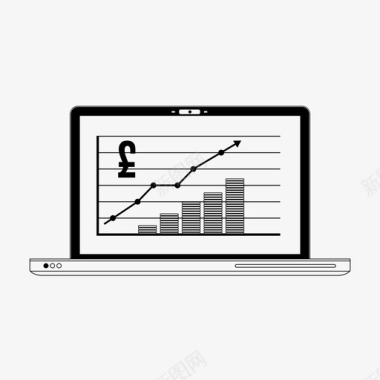 显示效果图分析流智能手机图标图标