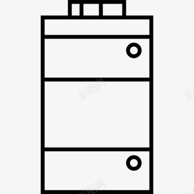 工厂废水锅炉暖气展品图标图标