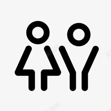 男人和女人沃文人图标图标