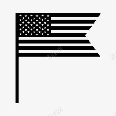 美国国旗美利坚合众国条纹图标图标