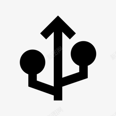 usb标志数据存储服务器和传输材料图标图标