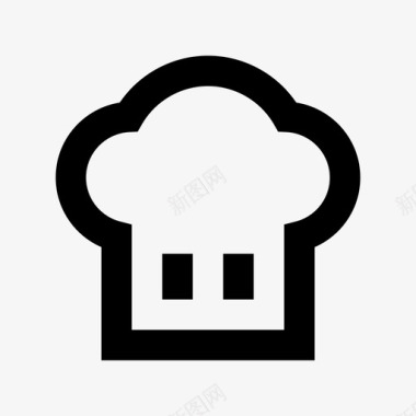 厨师帽厨师帽厨师复兴厨师帽图标图标