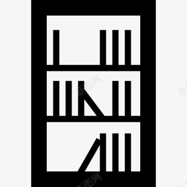 学生藏书教育学生的图书馆图标图标