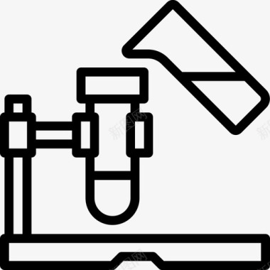 实验图标实验室样品科学概要图标图标