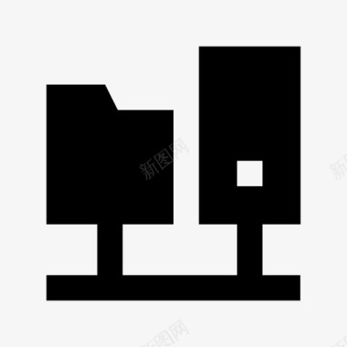 服务器服务器文件夹网络技术材料图标图标