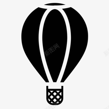 漂浮气球空气气球图标图标