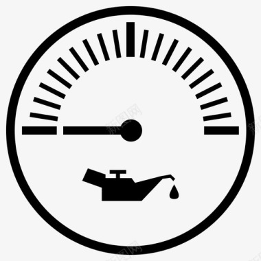 油表油刻度盘压力图标图标