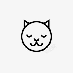 狮子小猫猫动物可爱图标高清图片