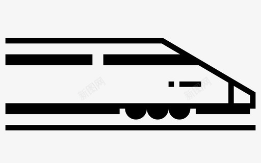 动车速度铁路图标图标
