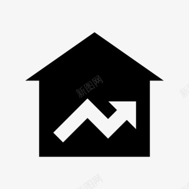 房产价值房价上涨税收图标图标